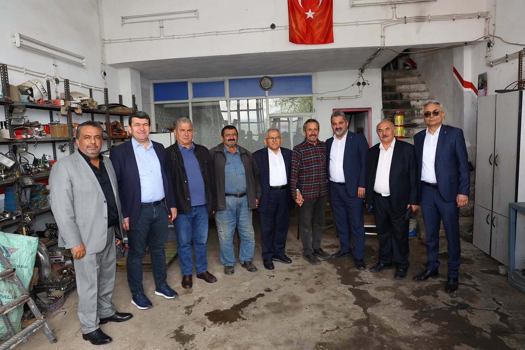 Başkan Büyükkılıç, Pınarbaşı Sanayi Esnafı ile Kucaklaştı