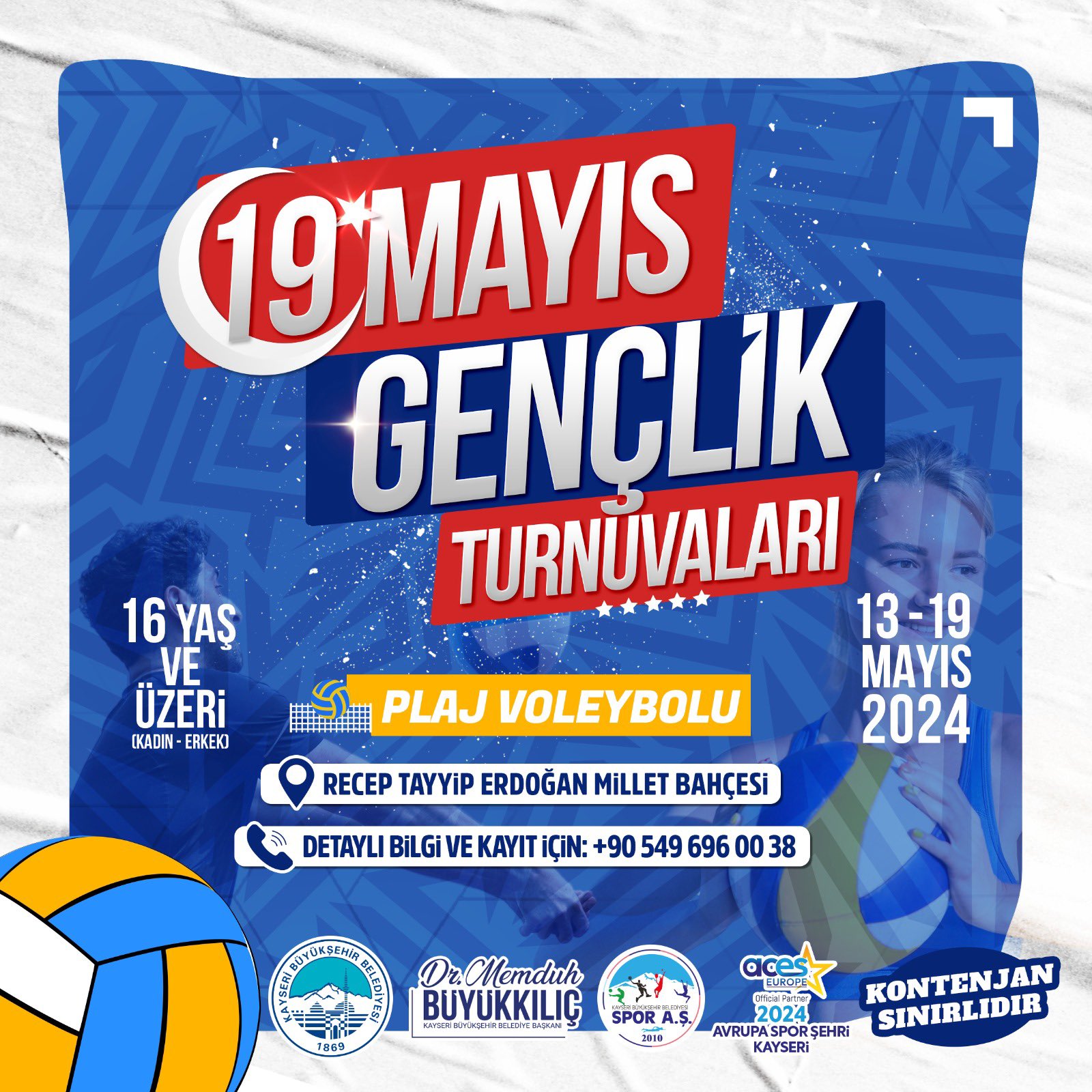 Büyükşehir’den 19 Mayıs’a Özel “Plaj Voleybolu” Turnuvası