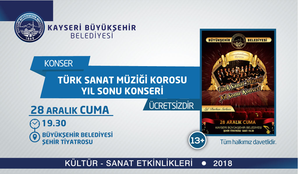 Konservatuvar Türk Sanat Müziği Korosu Yıl Sonu Konseri