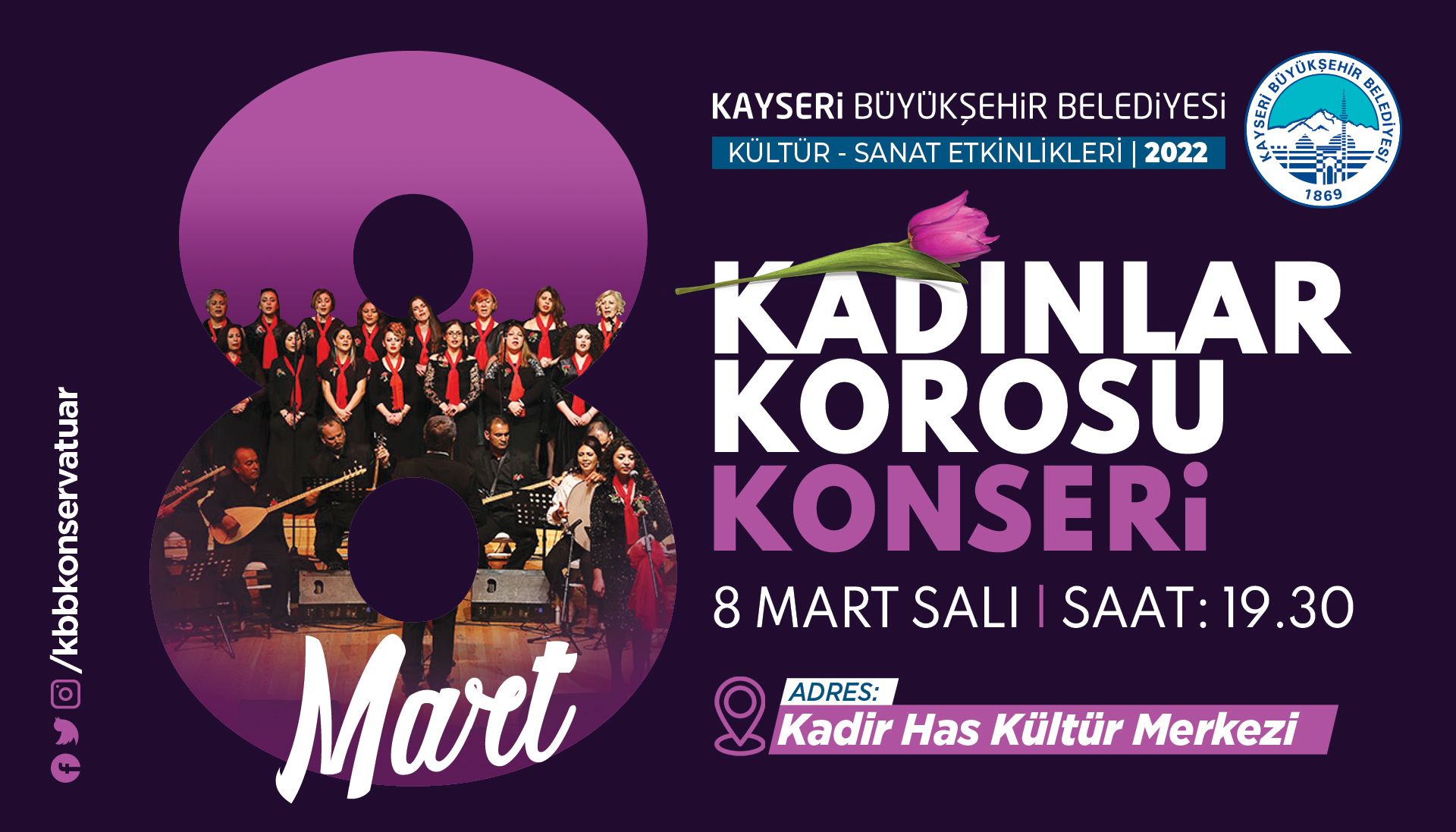 8 Mart Dünya Kadınlar Günü Türk Halk Müziği Konseri
