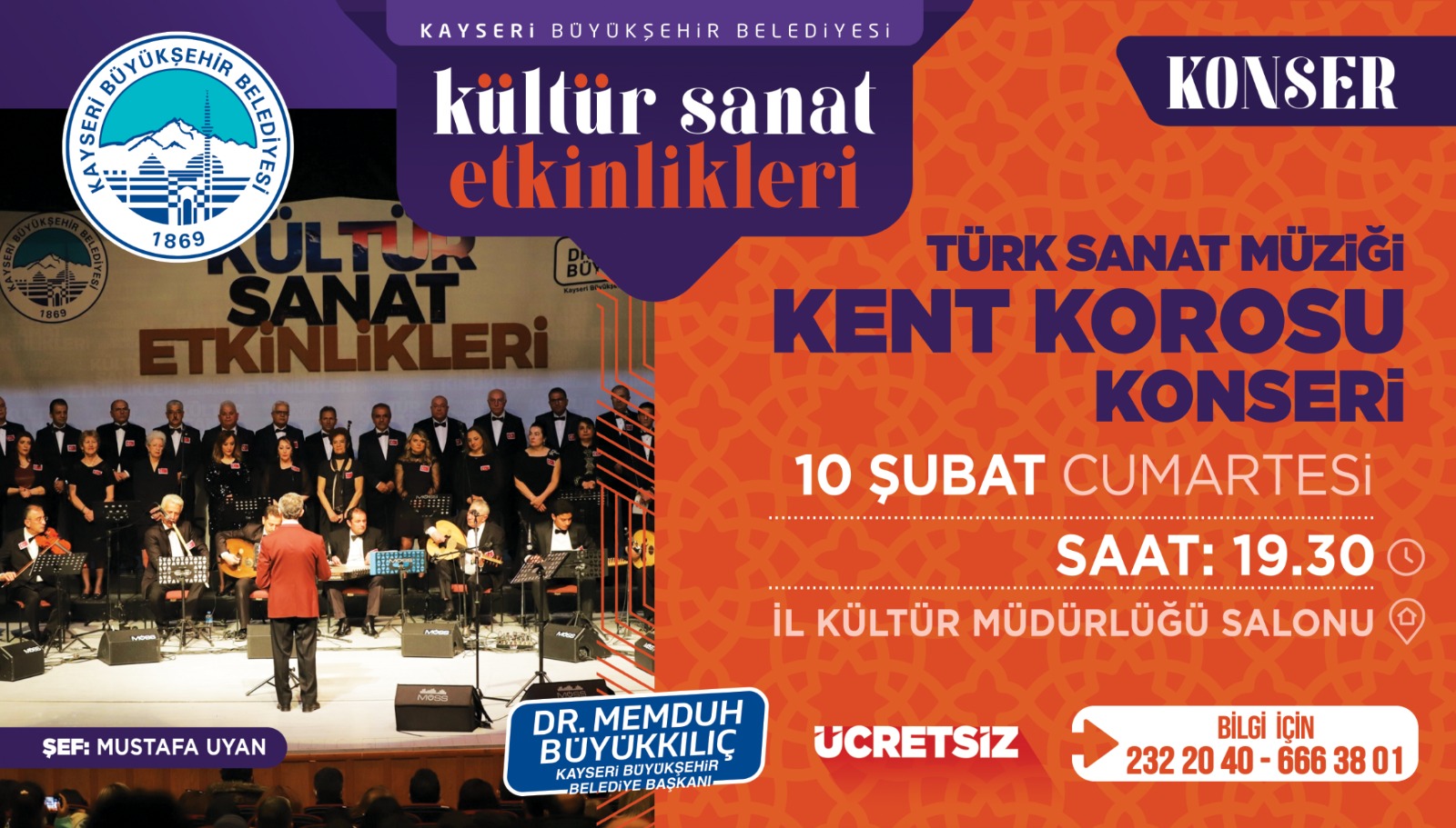 Türk Sanat Müziği Kent Koromuzun Konseri 2024