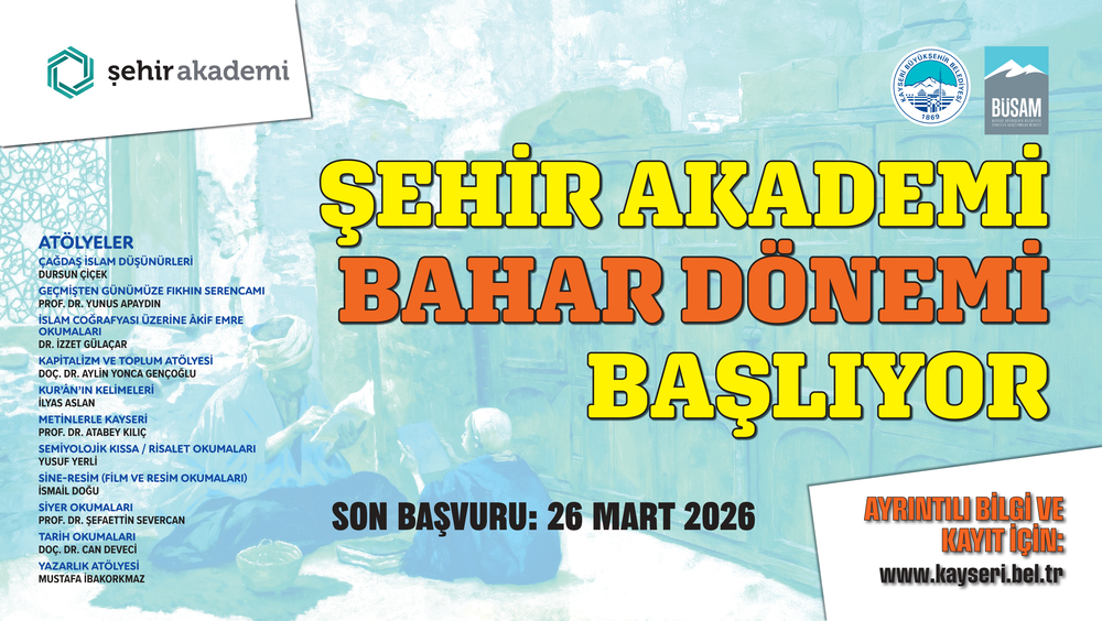 Şehir Akademi 2026 Bahar Dönemi