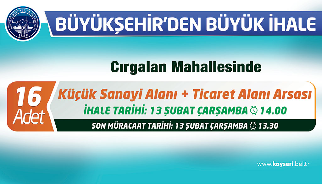 Yatırımcılara Büyükşehir'den Arsa Fırsatı