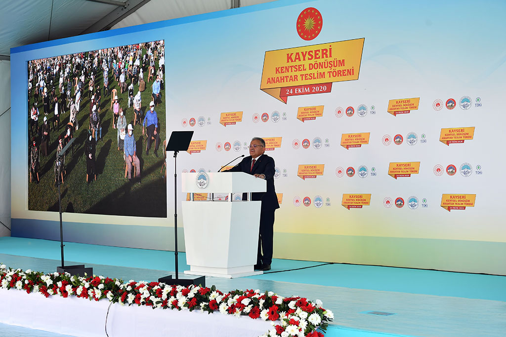 Cumhurbaşkanı Erdoğan Kentsel Dönüşümün Anahtarını Verdi