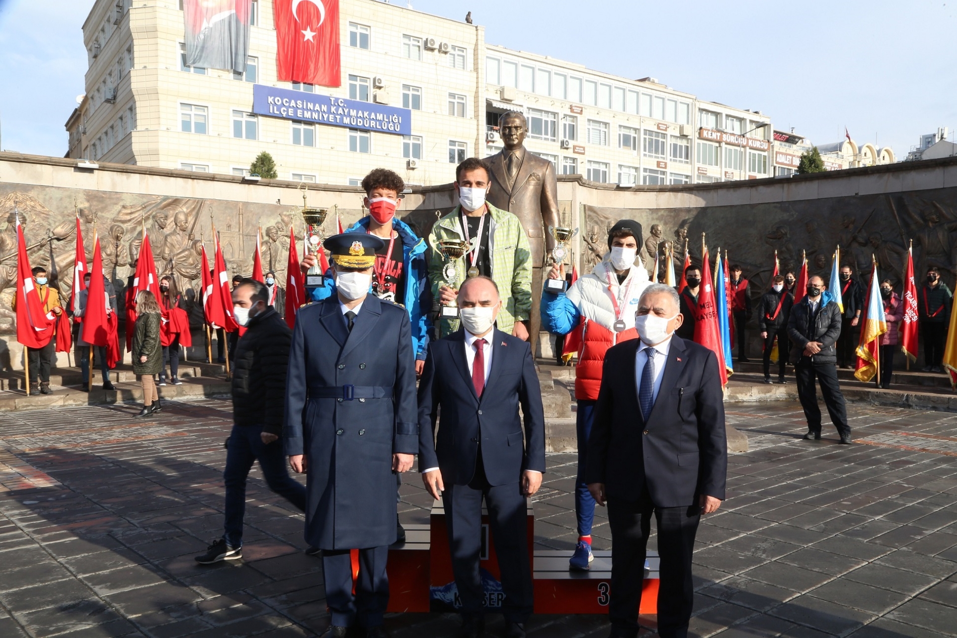 Atatürk'ün Kayseri'ye Gelişinin 102'nci Yıl Dönümü Törenle Kutlandı