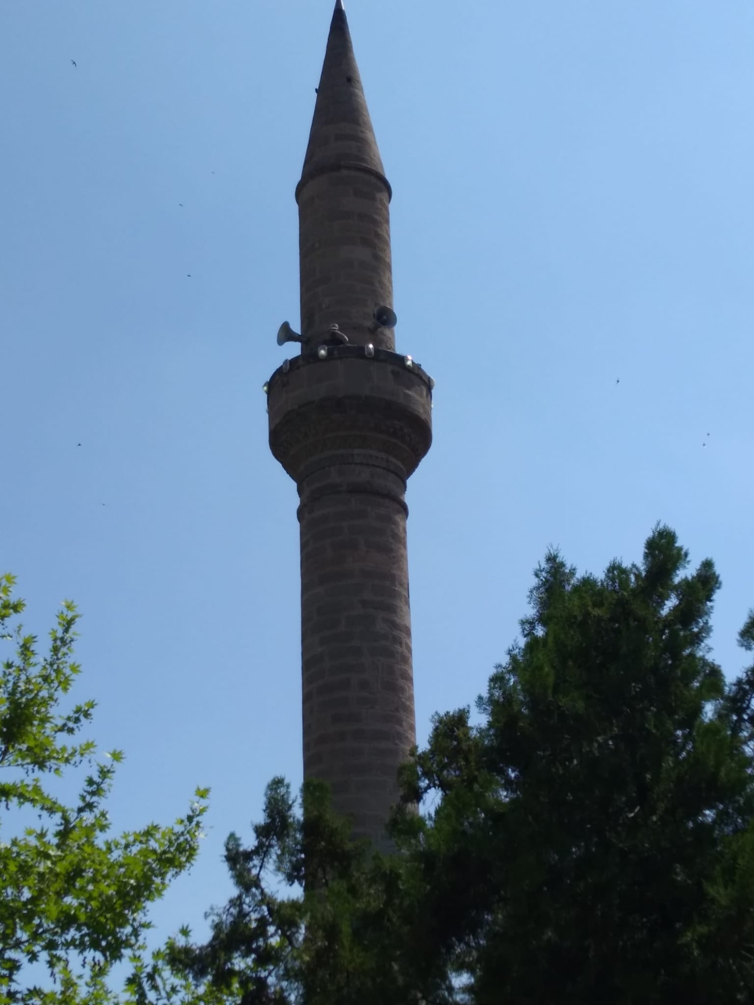 Cami Minaresinde Mahsur Kalan Adamı, Büyükşehir İtfaiyesi Kurtardı