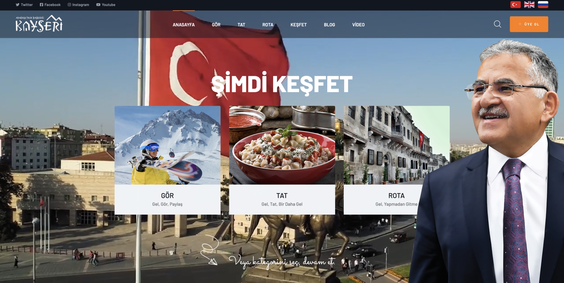 Büyükşehir’den ‘Turizm Rehberi’ Gibi Web Sitesi: Kayseri
