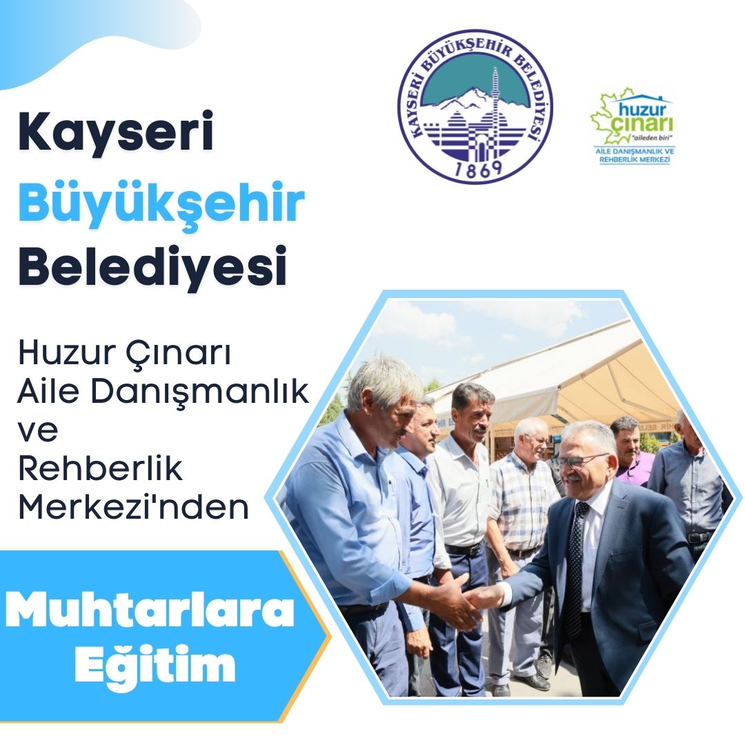 Büyükşehir’den “Muhtarlara Özel” Yeni Eğitim Programı