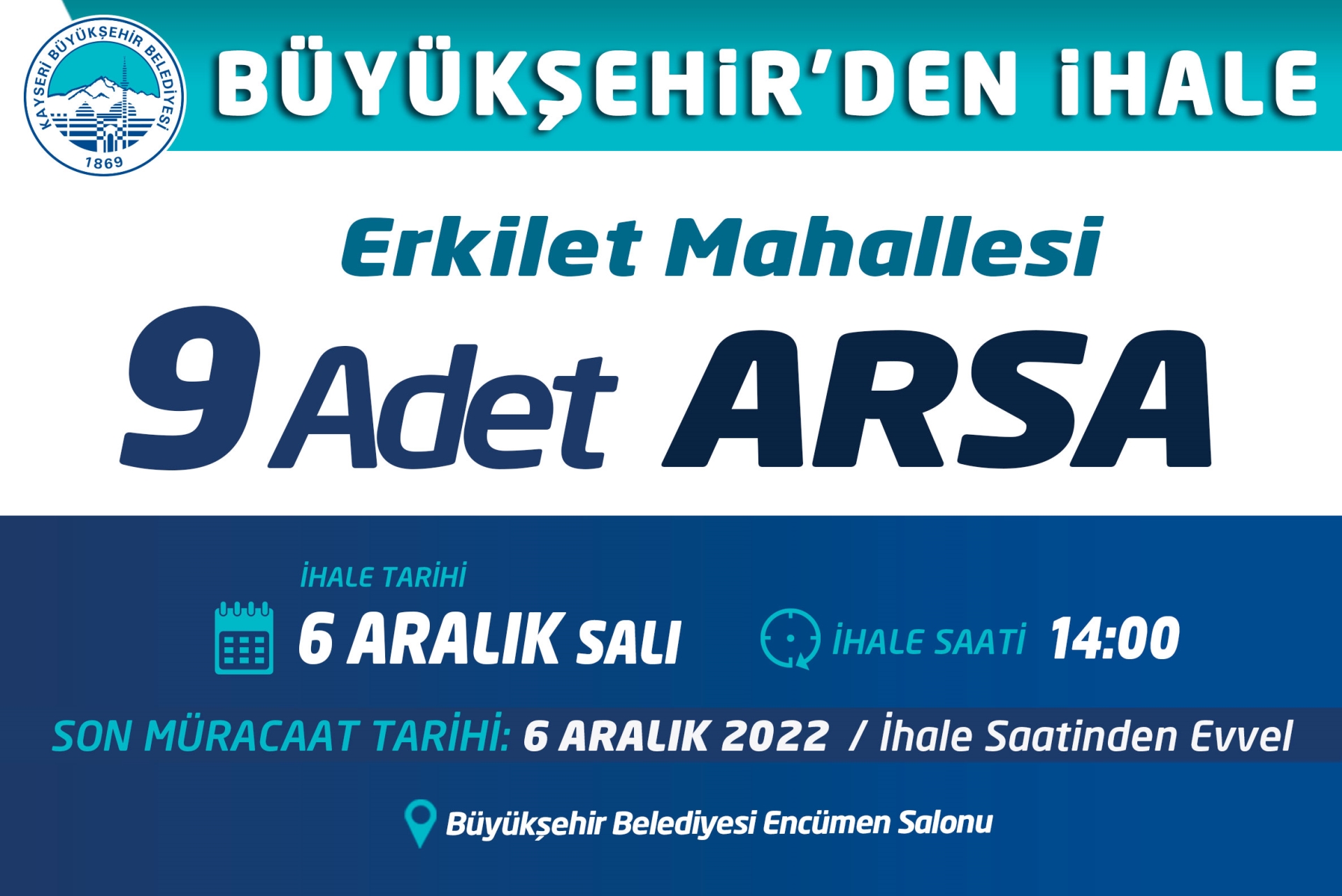 Büyükşehir'den İhale