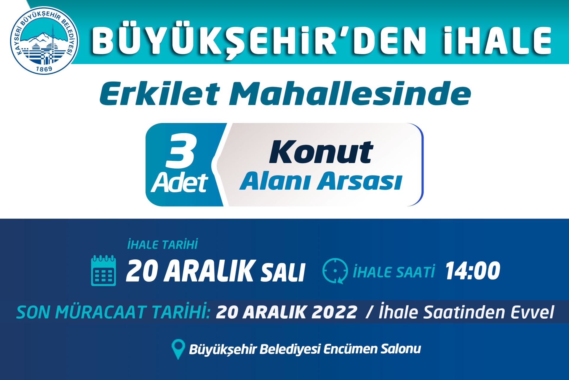 Büyükşehir'den İhale...