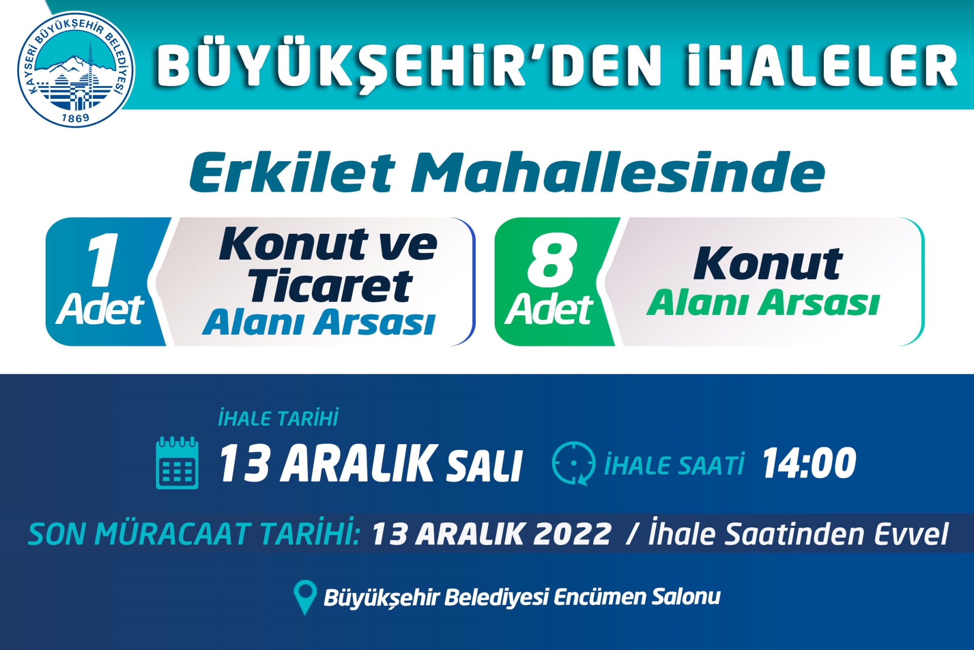 Büyükşehir’den İhale