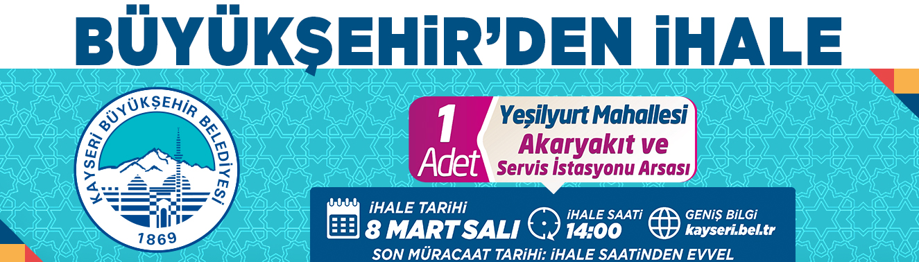 Büyükşehir’den Akaryakıt ve Servis İstasyonu Arsası İhalesi