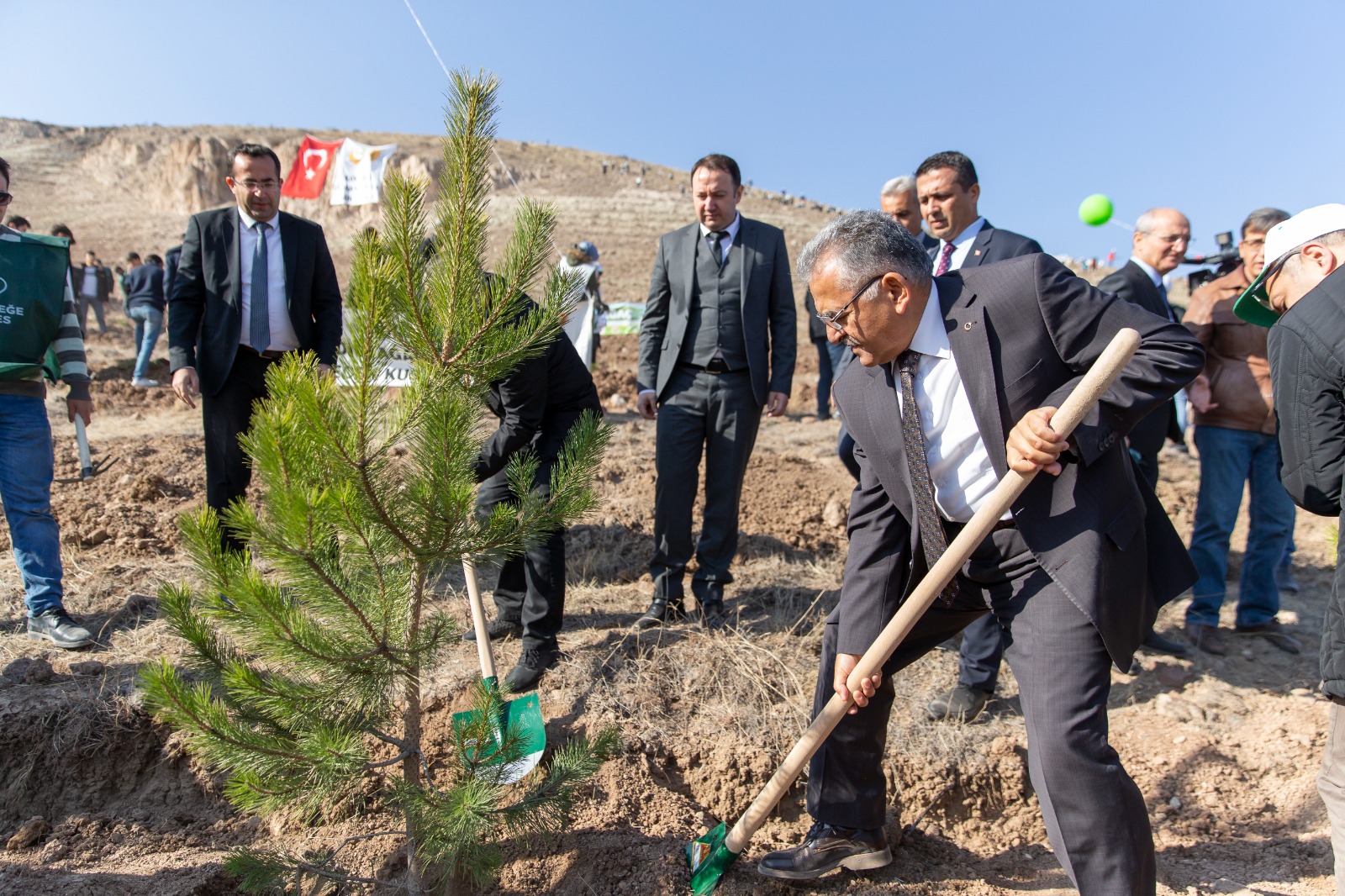Başkan Büyükkılıç İle Kayseri'de 5 Yılda 549 Bin 735 Adet Ağaç Ve Çalı Toprakla Buluştu