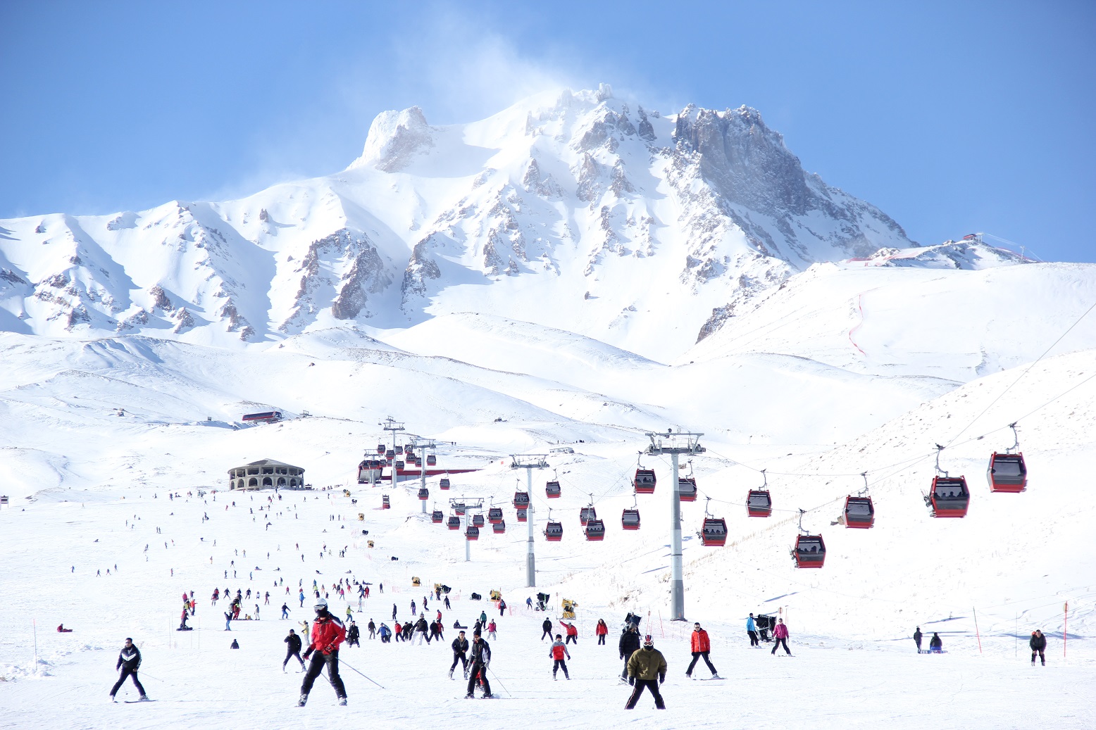 Büyükşehir’in Erciyes Kayak Merkezi, İngiltere Basınına Konu Oldu