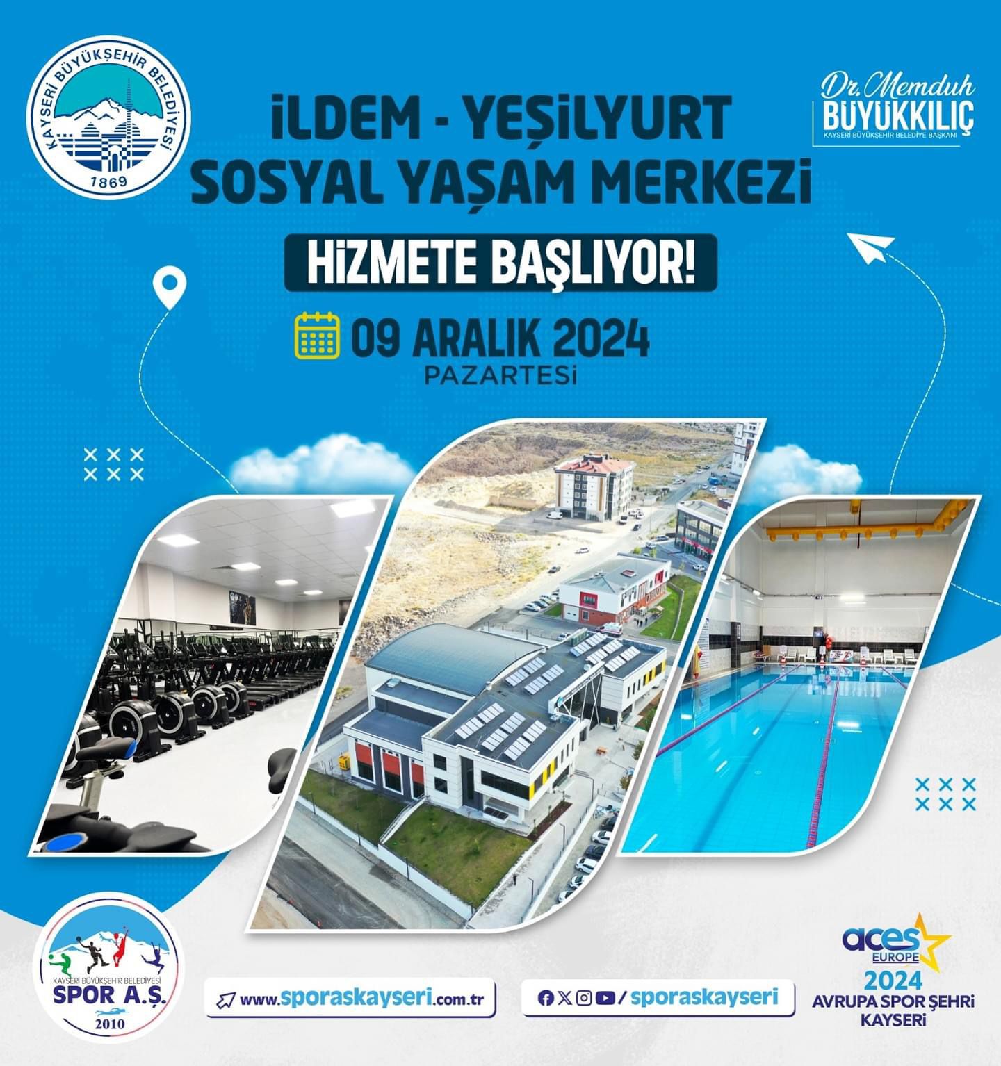 Büyükşehir’in İldem-Yeşilyurt Sosyal Yaşam Merkezi Hizmete Giriyor