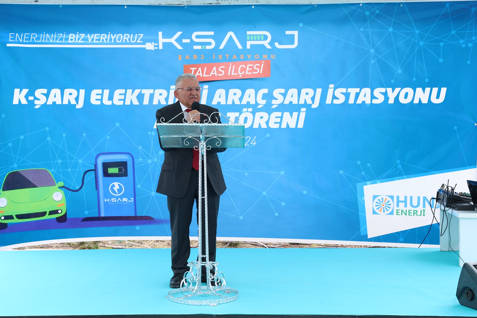 Başkan Büyükkılıç’tan 35 Milyon TL’lik K-Şarj Elektrikli Araç Şarj İstasyonu’nda “İndirim” Müjdesi