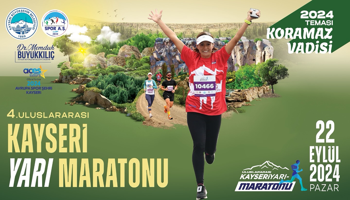 Büyükşehir’in Uluslararası Kayseri Yarı Maratonu’nda Tema “Koramaz Vadisi” Oldu