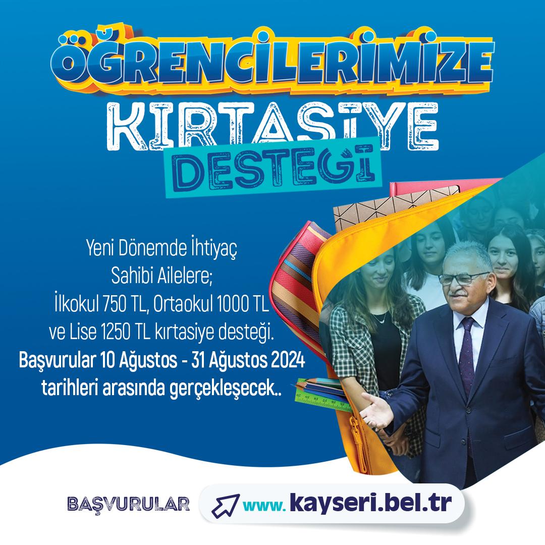 Büyükşehir’in İhtiyaç Sahibi Ailelere ‘Kırtasiye Desteği’ İçin Başvurular Başladı