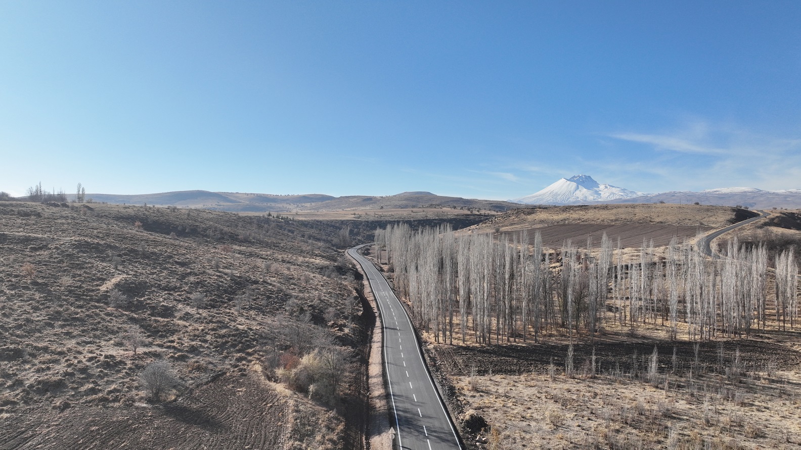 Büyükşehir’den Tomarza’nın Kırsal Bağlantı Yoluna Önemli Çalışma