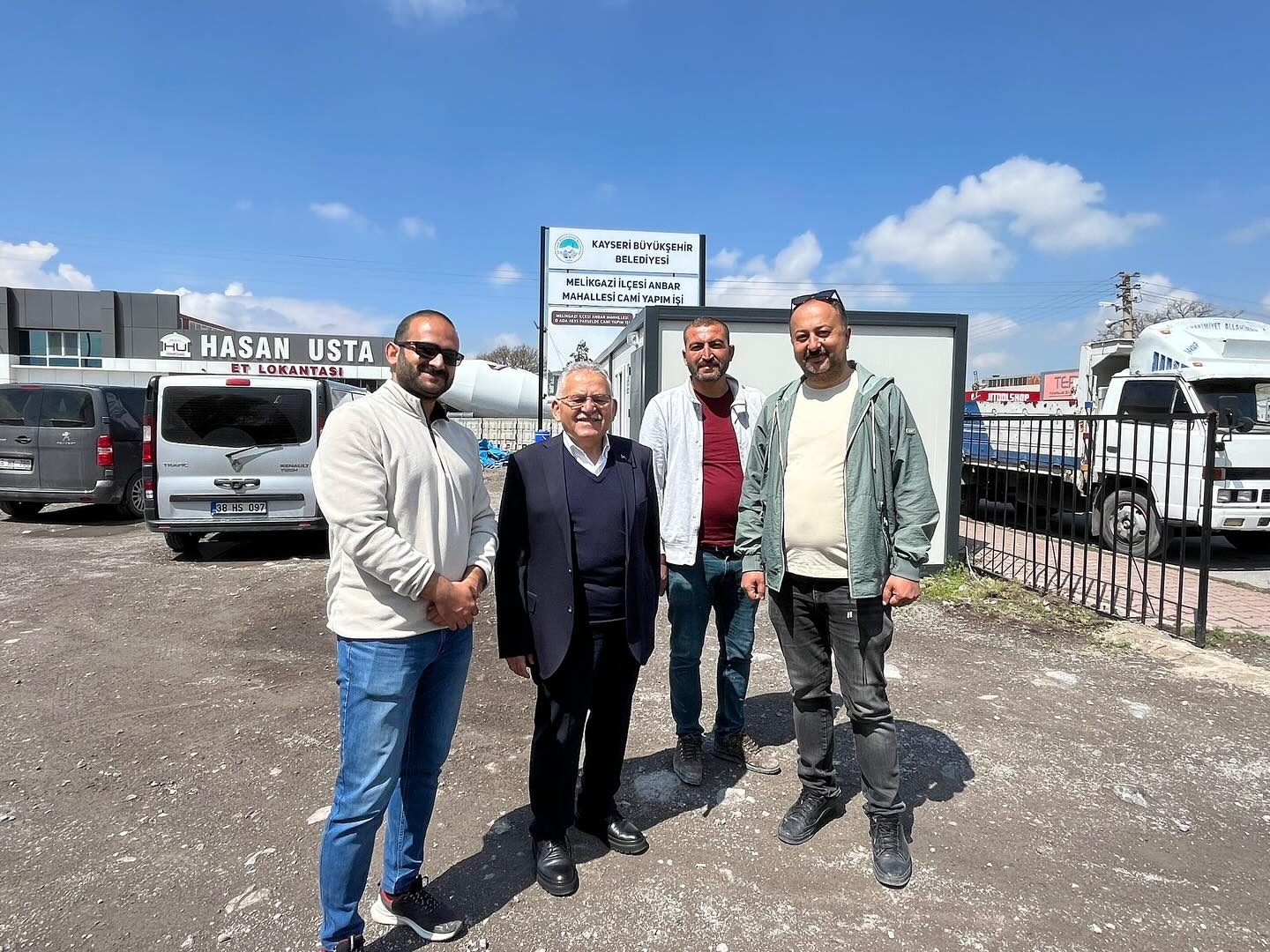 Başkan Büyükkılıç’tan Anbar’da, Hayırsever İş Birliği ile Yükselen Cami İnşaatına İnceleme