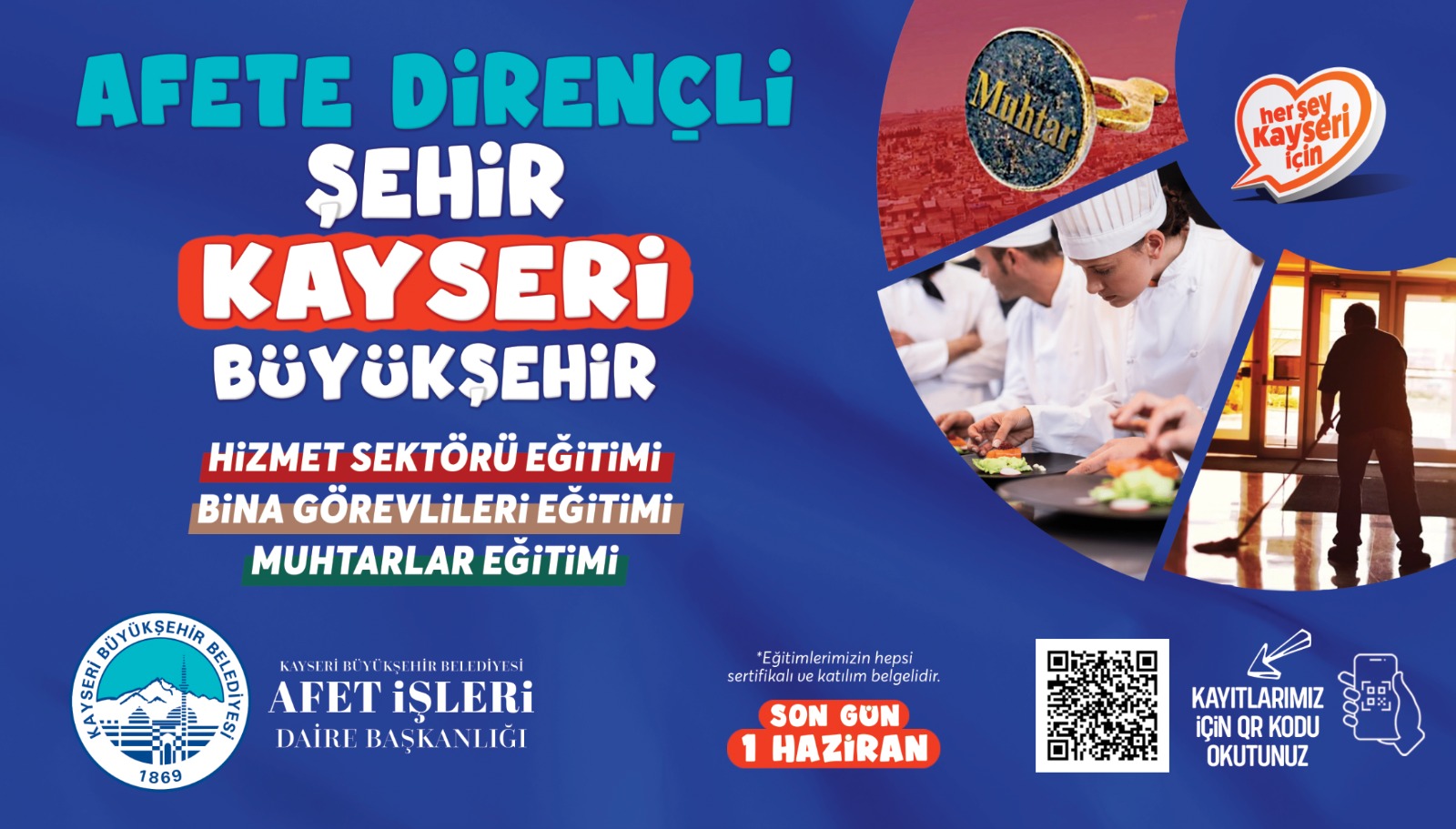 Büyükşehir Afet İşleri’nden Acil Durumlarda Topluma Müdahale Eğitimi