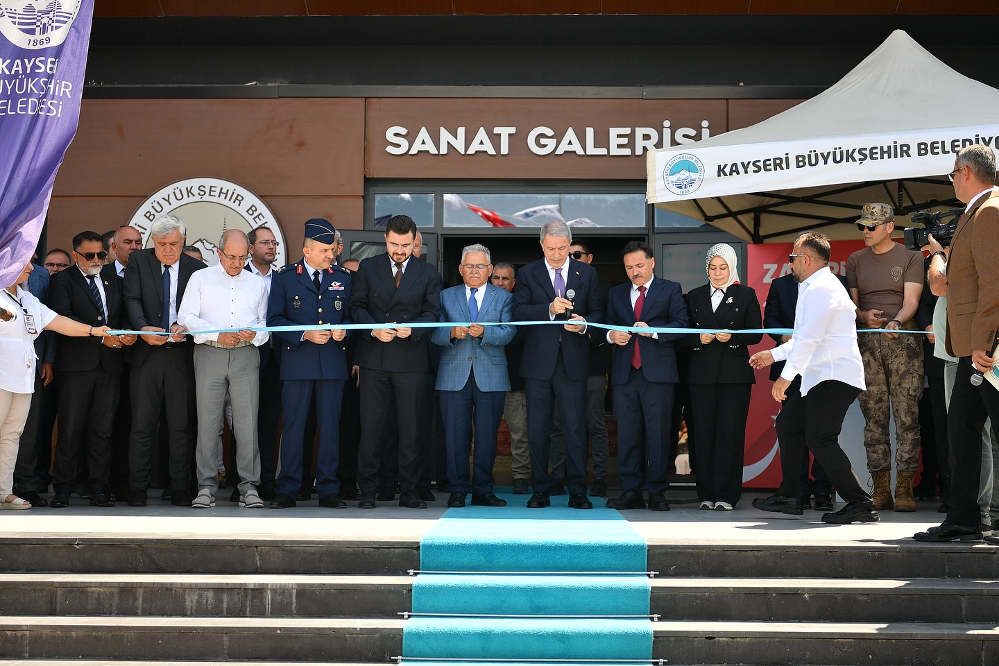 Kayseri Büyükşehir, 15 Temmuz’un Ruhunu Sanatla Anlattı: Zaferin Adı Türkiye Sergisi Açıldı