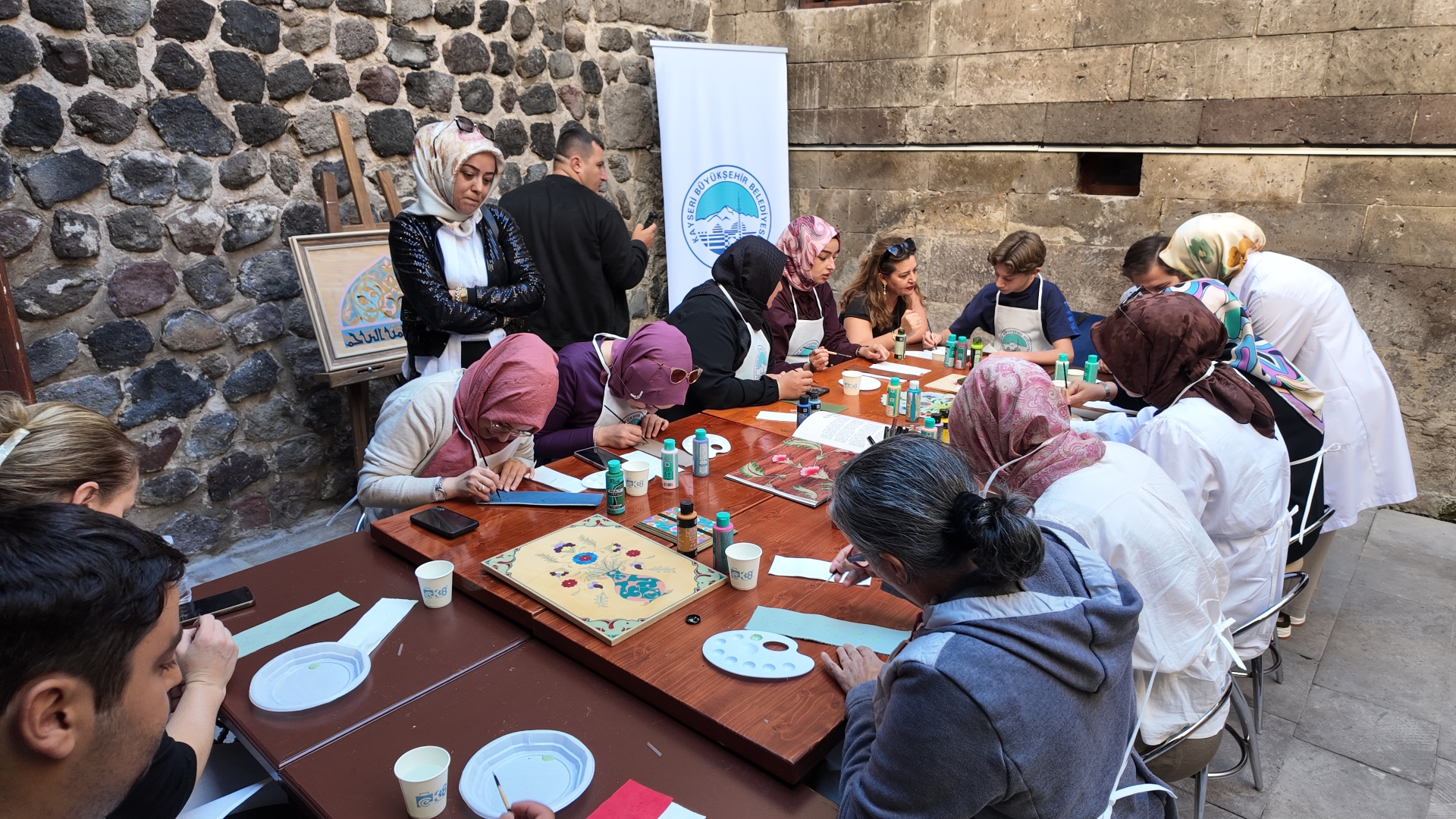 Büyükşehir KAYMEK, Edirnekâri Etkinliğinde Vatandaşları Sanatla Buluşturdu