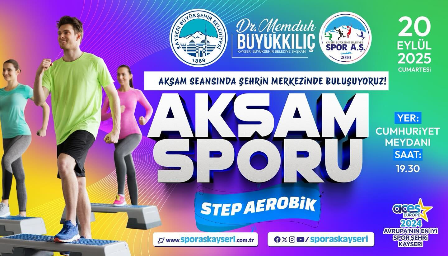 Büyükşehir Spor A.Ş.’den Cumhuriyet Meydanı’nda Akşam Sporu