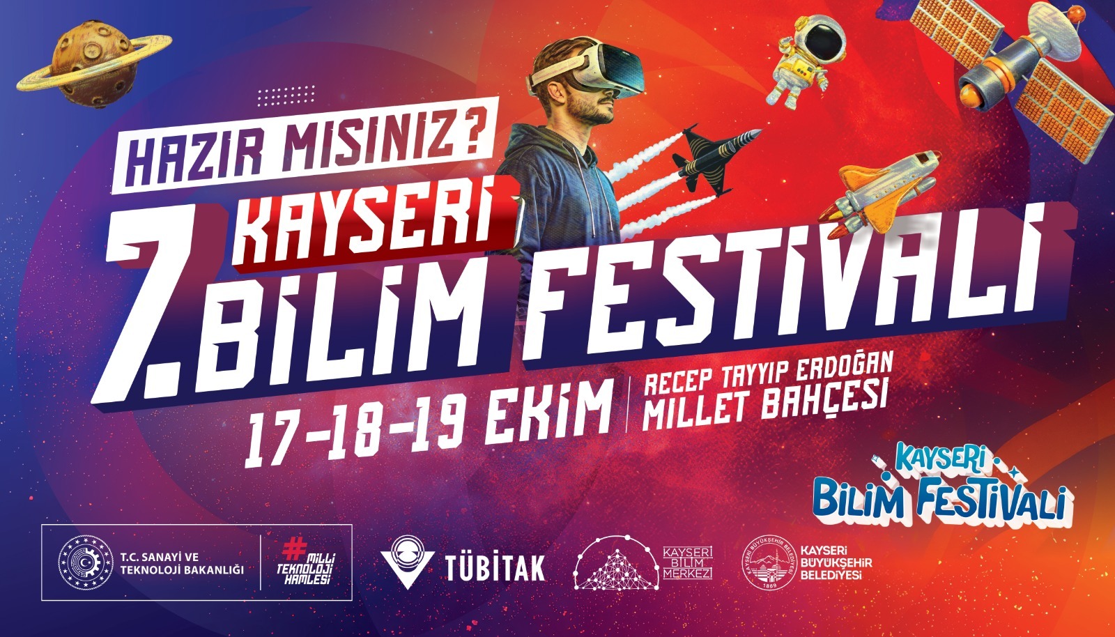 Büyükşehir’in, Nefes Kesecek Kayseri 7’nci Bilim Festivali Kapılarını Aralıyor