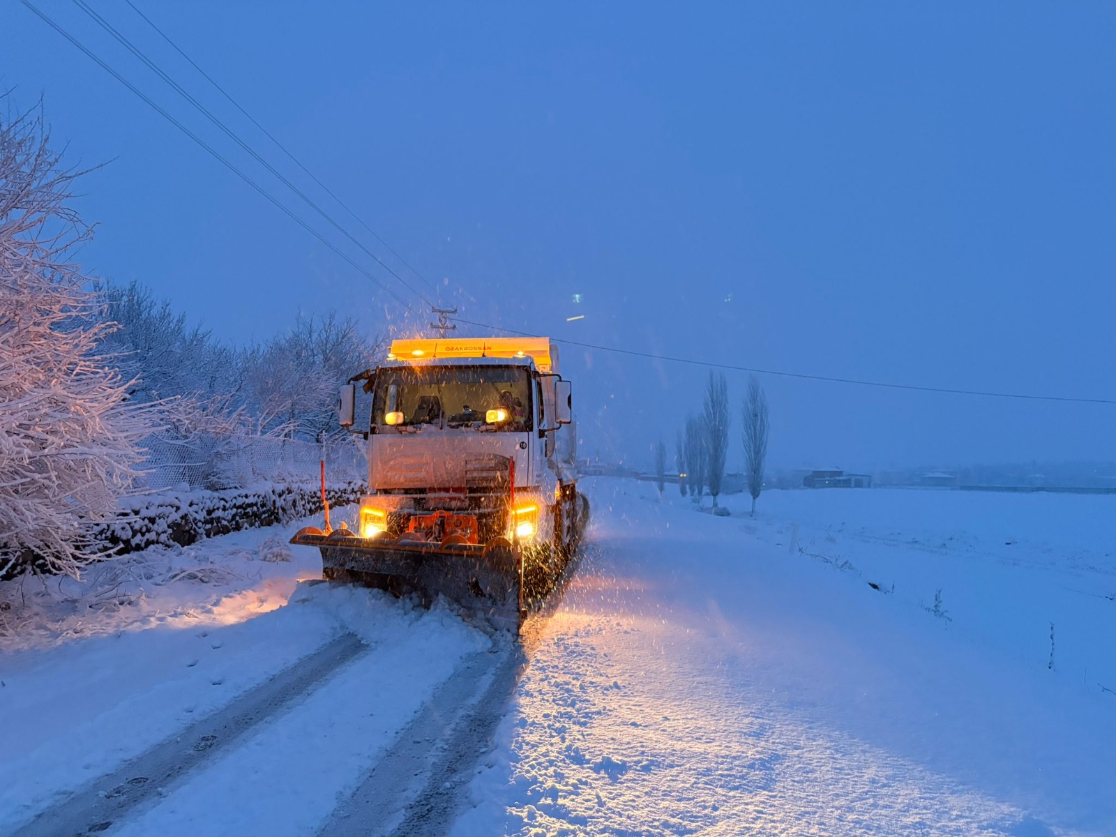 Kayseri Büyükşehir’in Kış Çalışmaları Aralıksız Sürüyor