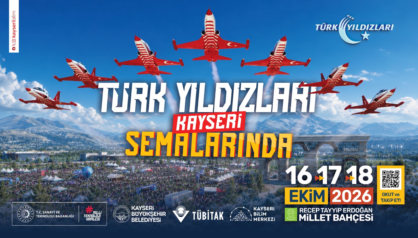 Bilimfest Kayseri İle Bilim, Havacılık ve Gökyüzü Şöleni Yaşanacak