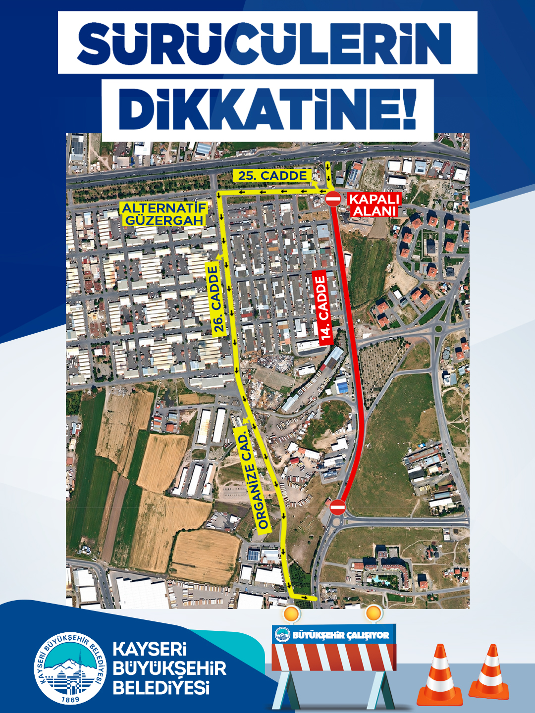 Büyükşehir’den Sürücülere Uyarı