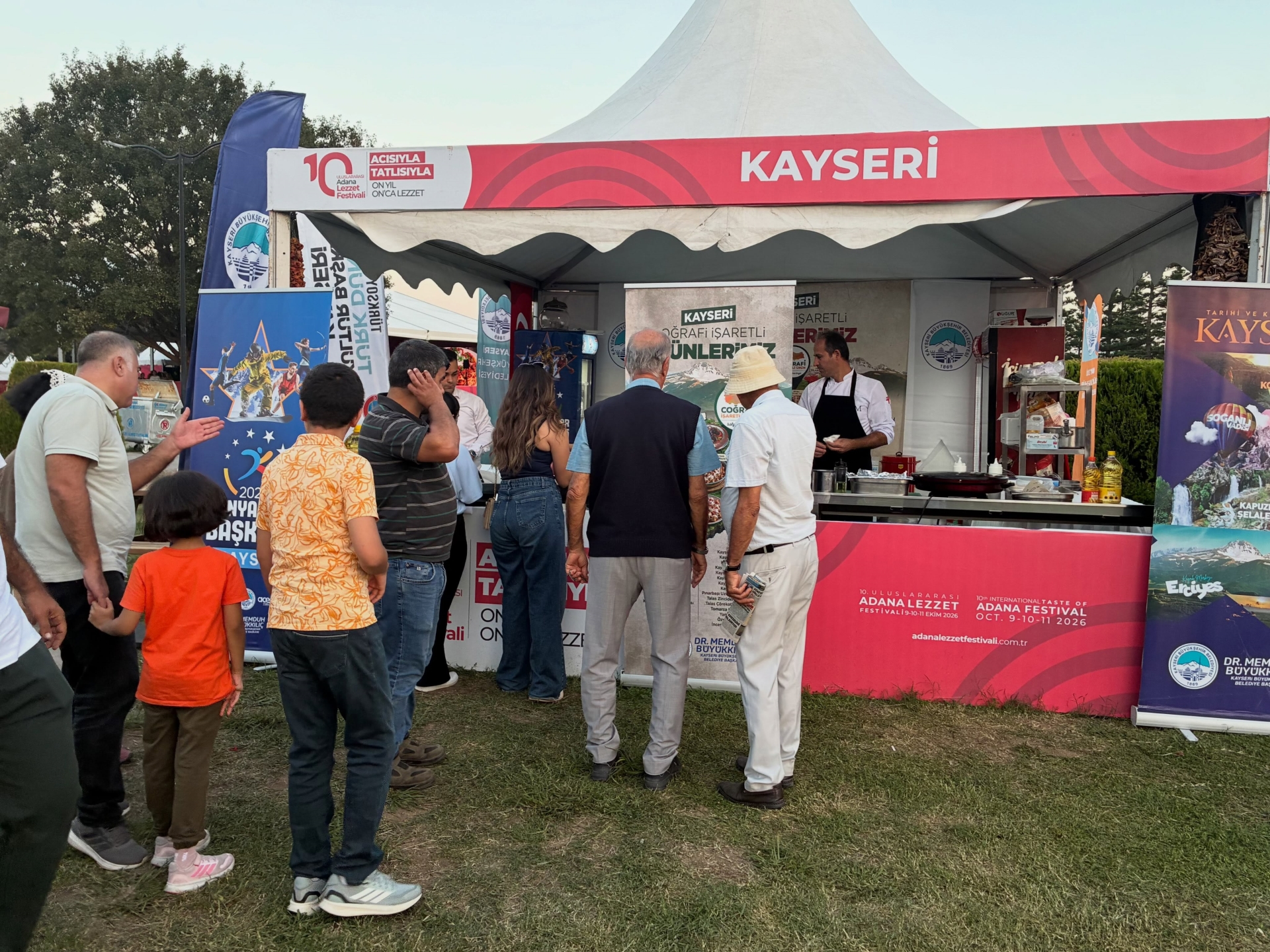 Kayseri, Tarihini, Kültürünü ve Zenginliklerini Adana Lezzet Festivali'nde Tanıtıyor