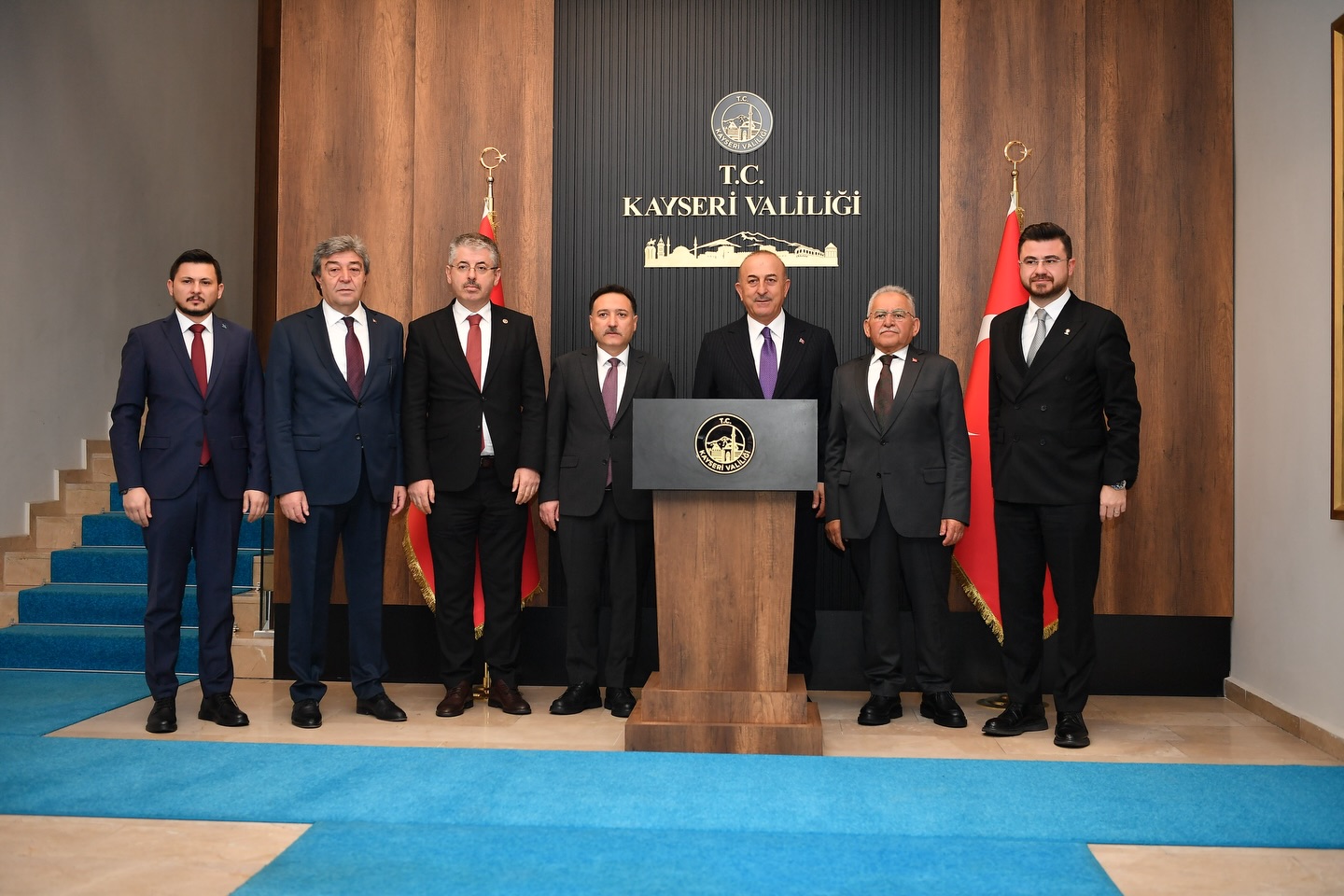 Başkan Büyükkılıç, Çavuşoğlu’nun Kayseri Programına Eşlik Etti