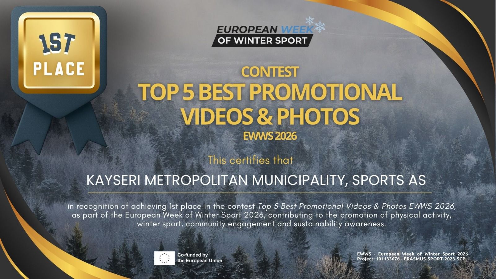 Kayseri Büyükşehir, Spor A.Ş. İle Avrupa Birincisi