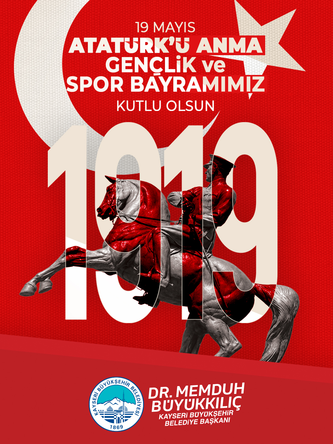 Başkan Büyükkılıç’tan 19 Mayıs Mesajı: “Türkiye Yüzyılı’nı Gençler İnşa Edecek”