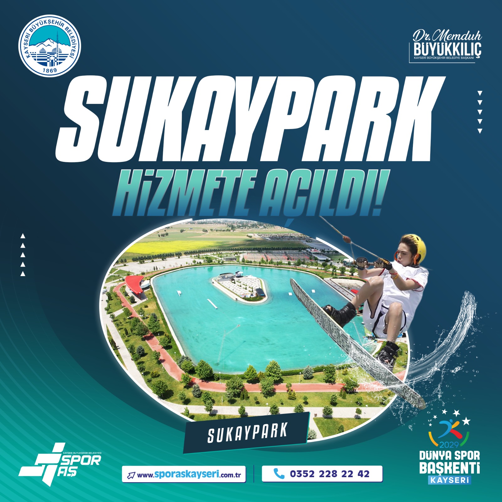 Büyükşehir’den Yaz Sezonuna Spor Dolu Başlangıç: SUKAYPARK Kapılarını Açtı