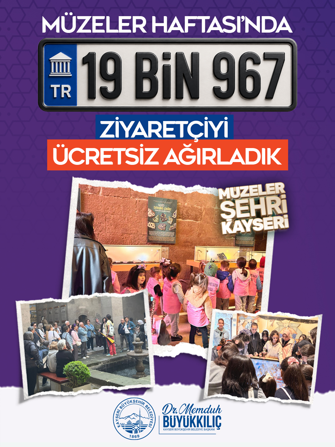 Büyükşehir’in Müzelerine Müzeler Haftası’nda Yoğun İlgi: 19 Bin 967 Ziyaretçi