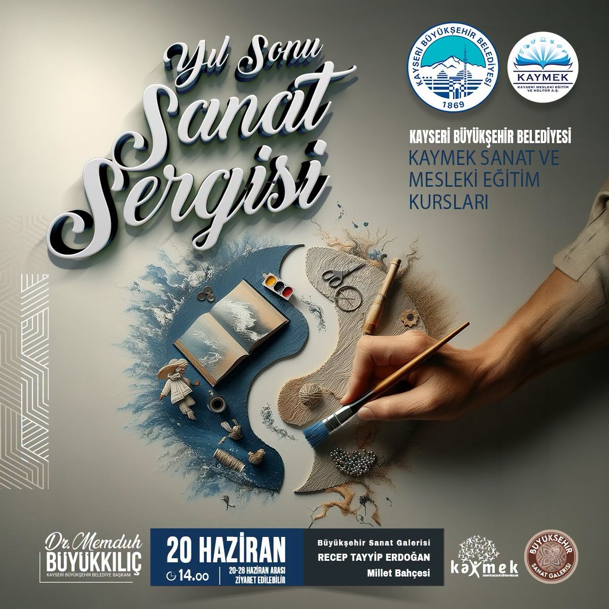 Büyükşehir KAYMEK’ten, 1.200’ü Aşkın Eserden Oluşan Geleneksel Yıl Sonu Sergisi