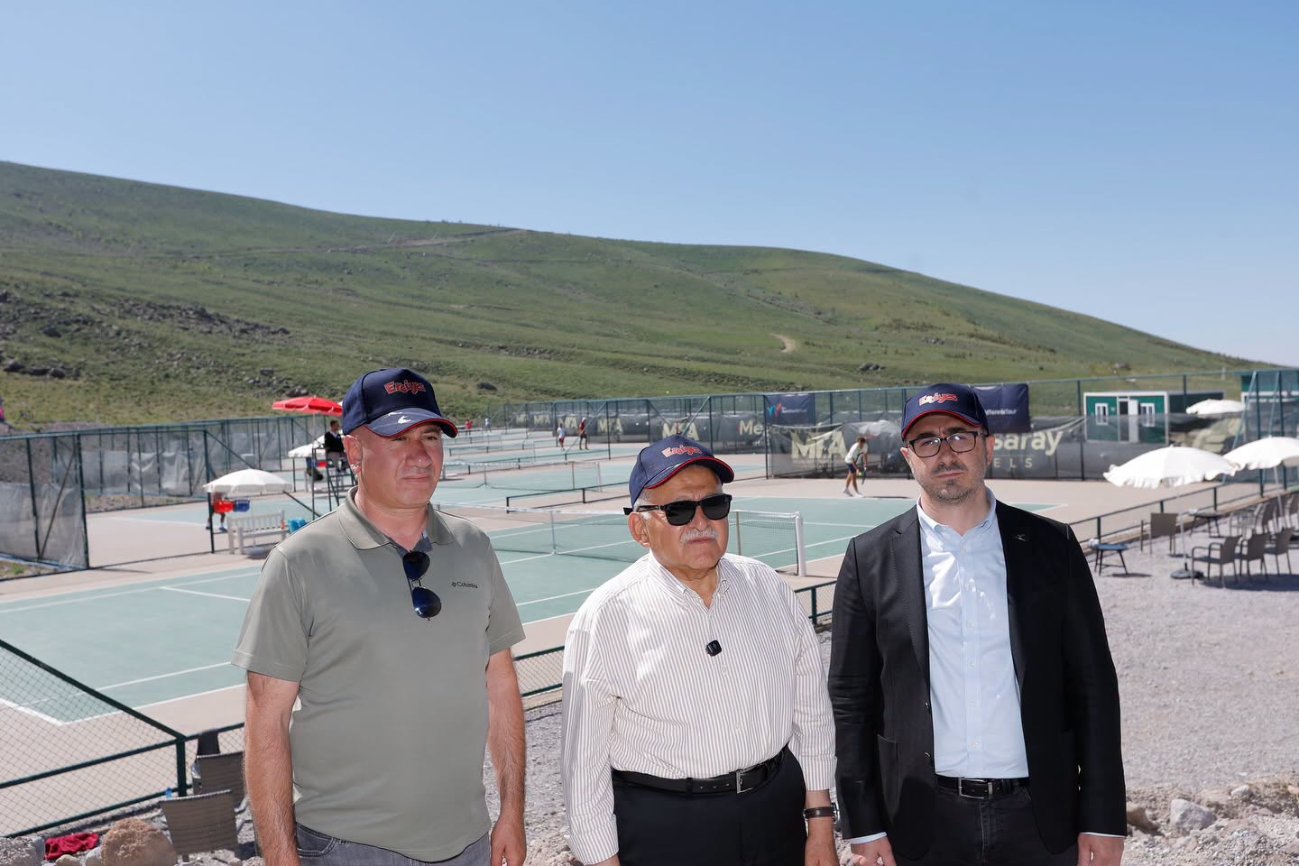 Başkan Büyükkılıç, Erciyes’te Devam Eden Dünya Tenis Turu Karşılaşmalarını İzledi