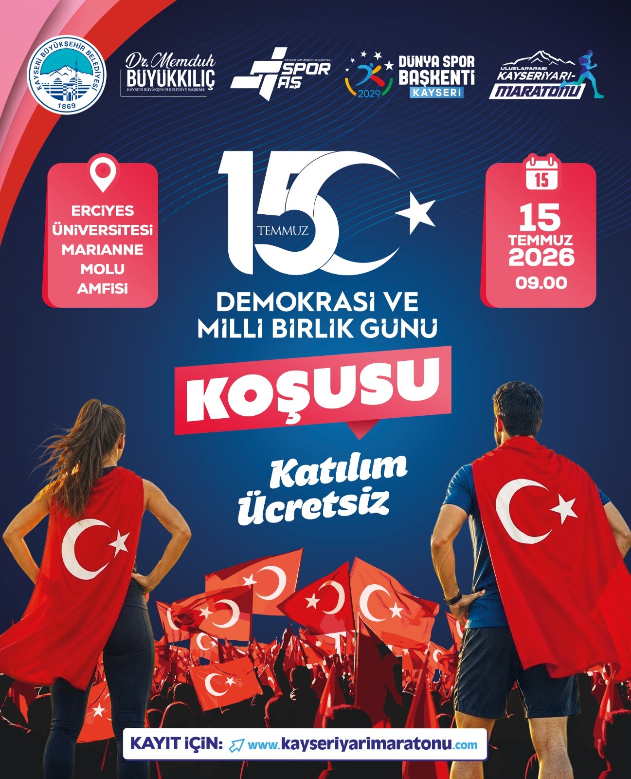 Büyükşehir’den 15 Temmuz Demokrasi ve Milli Birlik Günü’ne Anlamlı Koşu
