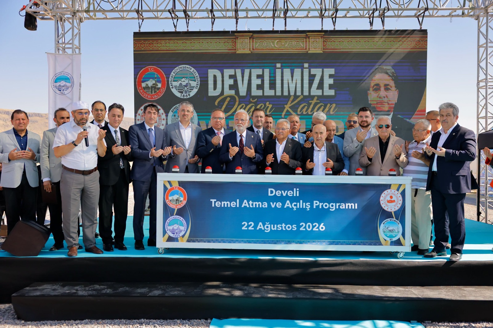 Büyükkılıç ve Elitaş, Develi’de 7 Yatırımın Temelini Attı, 8 Eserin de Açılışını Yaptı