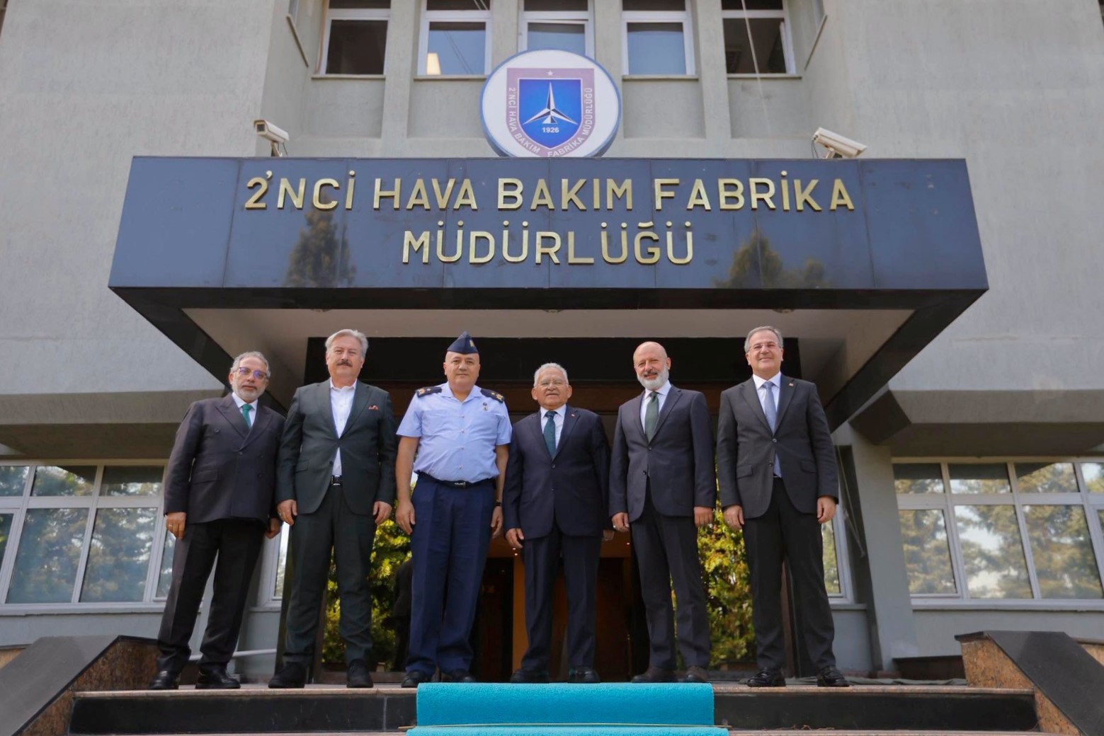 Başkan Büyükkılıç’tan Garnizon Komutanı ve 2'nci Hava Bakım Fabrika Müdürüne Ziyaret