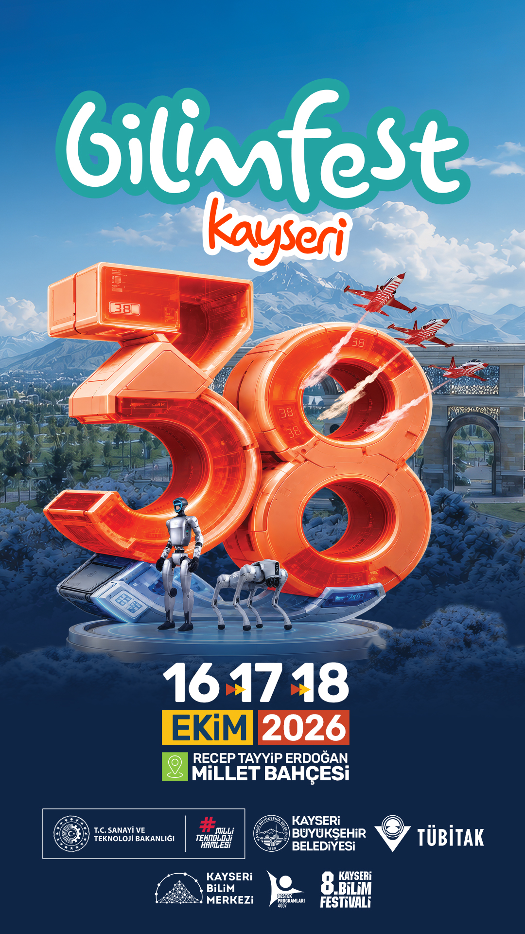 Bilimfest Kayseri, Bilim ve Teknolojinin Kalbini Kayseri’de Attıracak