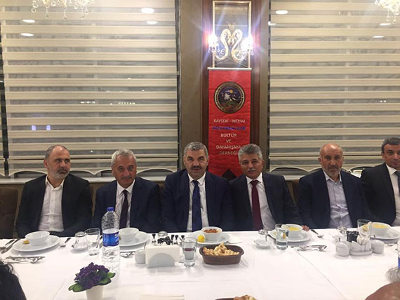 Başkan Çelik İstanbul'daki Kayserililerle